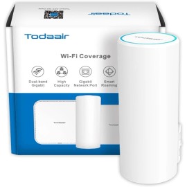 gog AC1200 Outdoor WiFi Extender | IP44 Weatherproof | Dual Band 2.4GHz 5GHz | Up to