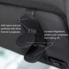 Konohan Sunglasses Holder for Car Visor Leather Eyeglass Hanger Magnetic