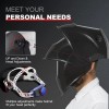 none Large View Welding Helmet Solar True Color Auto Darkening