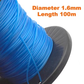 Grass Strimmer Line Spool 328ft .065'' Trimmer Nylon Lines 1.6mm for String Trimmer, Blue