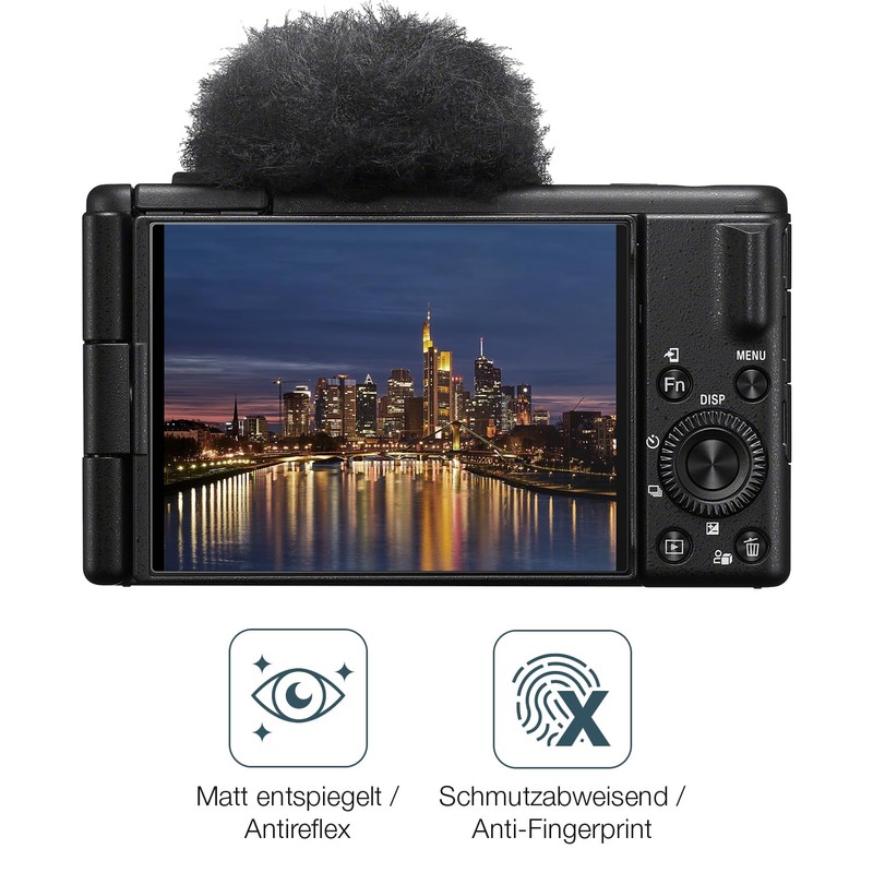 dipos I 2x Screen Protector 9H Matte Compatible with Sony