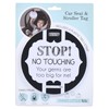 (Three Little Tots) No Touching B/W Tag - Stop! No