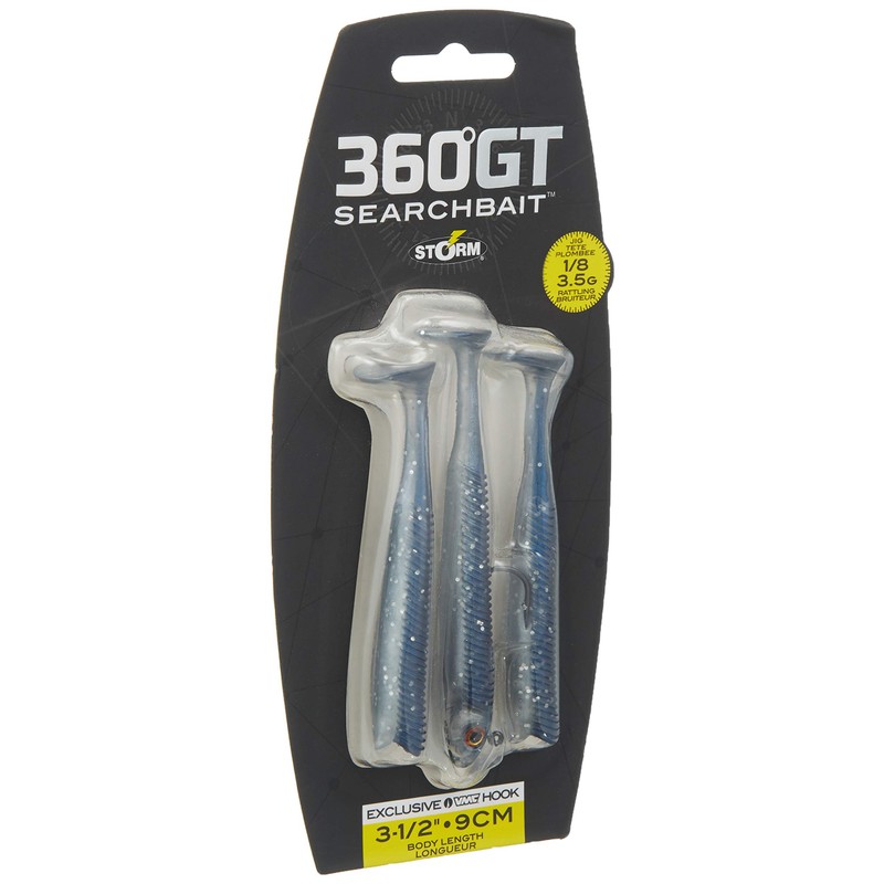 360GT Searchbait Minnow 4.5"- 1/4 oz Tru Blue