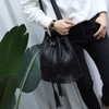 Jywmsc Women's Fringe Tassel Shoulder Bag Leisure Boho Bucket Shoulder