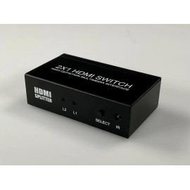 Quality Direct HDMI 2x1 Switch with HDMI cable
