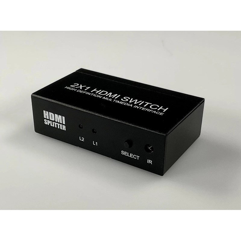 Quality Direct HDMI 2x1 Switch with HDMI cable