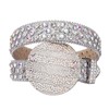 TINIDI Men Women Rhinestone Belt Western Bling Studded Crystal Diamond