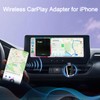 Mini Wireless Carplay Adapter for iPhone&Android Auto 2-in-1, 2025 Upgrade