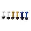RnR Spares Number Plate Screws Pack of 6 Yellow White