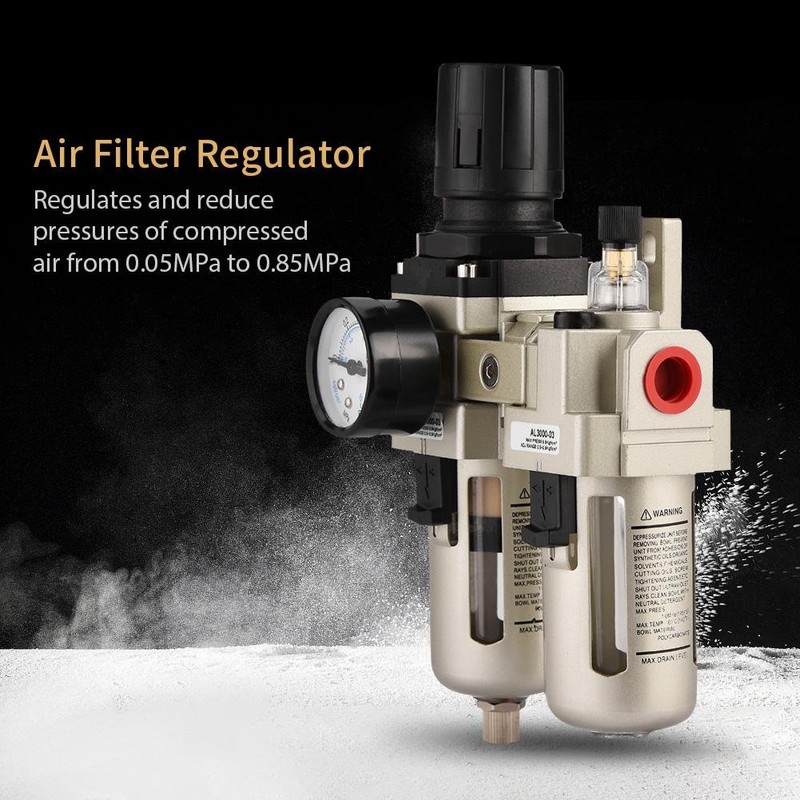 Air Dryer, Air Pressure Regulator, AC3010-03 Aluminum Alloy Compressed Air