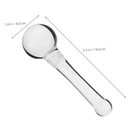 jojofuny Making Paint Glass Tool Transparent Sized Pigment Grinding Rod for Oil Watercolor Art Ergonomic Design for Artists and DIY Pigment Mixing