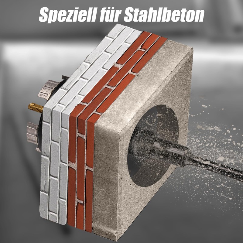 Vearter 82 mm Dry Core Drill, Diamond Core Drill Bit