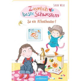 Ziemlich beste Schwestern – So ein Affentheater! (Ziemlich beste Schwestern 2): Lustiges Kinderbuch mit vielen Bildern für freche Mädchen und Jungen ab 7 Jahre