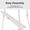 Falling in Art 65" A-Frame Tripod Easel Stand, Wooden Display