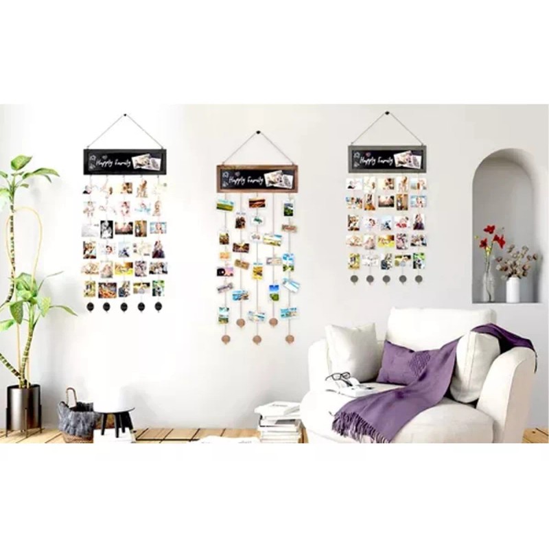 CONEJO MODA Porta Decorativas Madera Sólida Collage Pared De Fotos