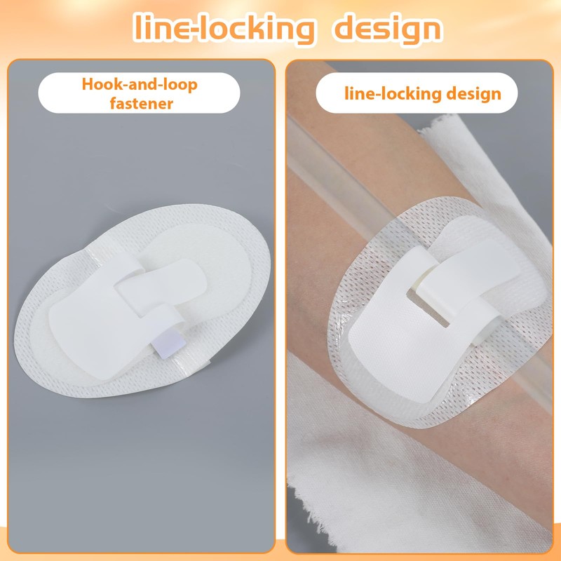 10 PCS Catheter Stabilization Device, Adhesive Stat Lock Catheter Stabilization