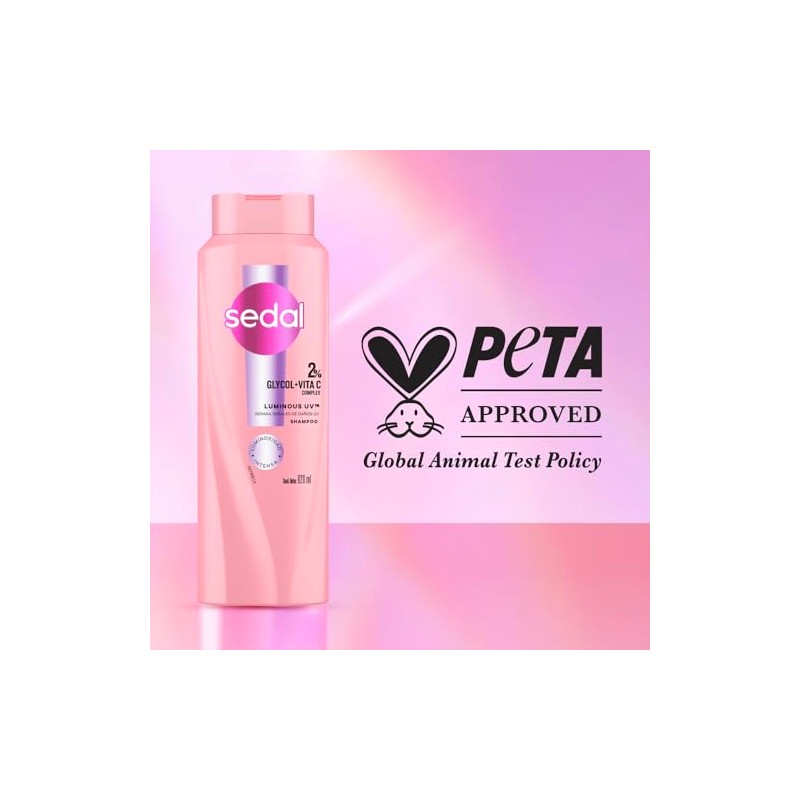 SEDAL Shampoo Luminous UV Luminosidad Intensa 620 mL