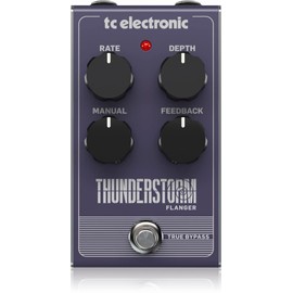 TC Electronic THUNDERSTORM FLANGER Vintage-Style Flanger Pedal with All-Analog Bucket-Brigade Circuit