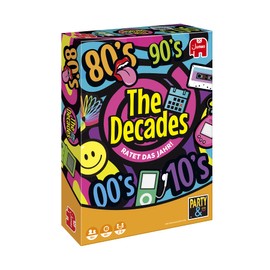Jumbo Spiele The Decades Party Game from 16 Years - Board Game for 2 to 8 Players - from the Makers of Party & Co.