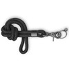 Dinalu, Key Chain, Key Chain with Carabiner with Black Metal,