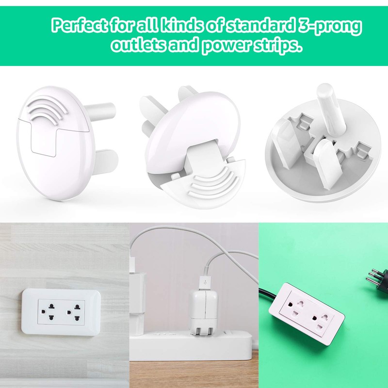 Outlet Covers Baby Proofing with Hidden Handle (32 Pack) Child