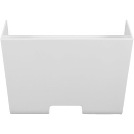 Porta Guantes Desechables Organizador de Bolsas de Basura y Pequeños Objetos para Montaje en Pared sin Taladro en Pet Blanco para Cocina y Hogar