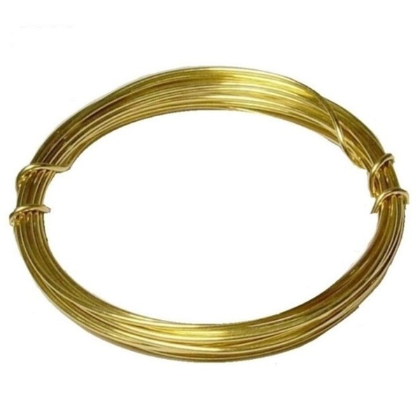 Red Brass Round Wire (Dead Soft) 1/4 LB. Choose Gauge