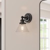 Design House 589028-BLK Augustin Transitional 1-Light Indoor Dimmable Wall Light