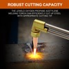 JZWELD Heavy Duty Cutting Torch, Oxygen Acetylene Welding Cutting Torch