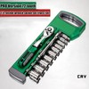 72-Tooth Ratchet Socket Set for Auto & Home Repair –