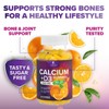 Calcium Supplement Gummies - Sugar Free Calcium Gummy with 400