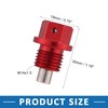 A ABSOPRO Car Magnetic Oil Drain Plug Bolt M14x1.5 Metal