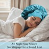 2+3 Satin Bonnet for Sleeping with Scrunchie, Satin Silk Bonnet