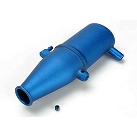 Traxxas Alum Tuned Pipe Blue Dual Chamber Revo