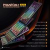 TECWARE Phantom+ Elite 87 Key RGB Mechanical Gaming Keyboard, LED