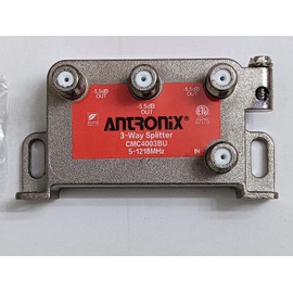 Antronix CMC4003BU 3-Way Balanced Vertical Splitter, 1.218 GHz High Performance for Coax Cable TV & Internet Optimized MoCA 2.0 Performance (1)