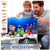 Ulyunist 4-Piece Aquarium Fish Tank Cave Set - 1 Large