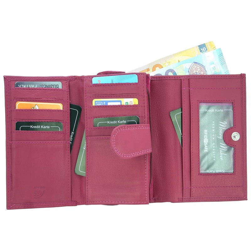 Money Maker - Women's Leather Wallet - Lots of Storage