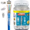 ITbebe - Conector RJ45 (Chapado en Oro), Cat5/5e 50+50 Pieces