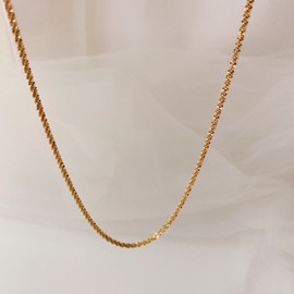 18K Italian chain sterling silver Margherita women’s Kimgo silver necklace pendant / 18K 이태리체인 순은 마르게리타 여자 김고 은목걸이 팬던트