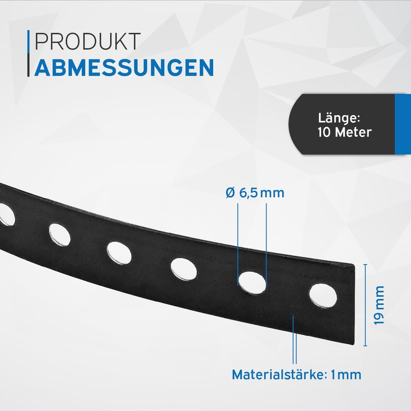 kör4u Perforated Mounting Tape 19 mm x 10 m, Perforated