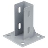 OTTFF 2 Pack Floor Mount Post Base for T Slot