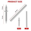 300pcs Double Head Skirting Thread Seamless Nail Double Head Nails