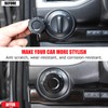 Moittellc Headlight Control Switch Knob Cover Trim Compatible with Nissan