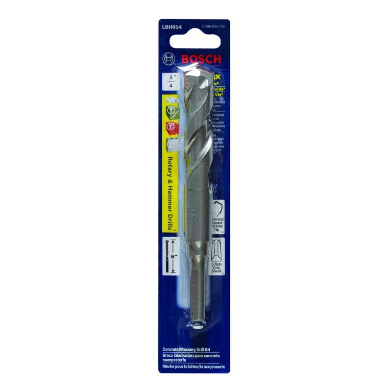 BOSCH LBH014 3/4" x 6 pulgadas. Broca redonda para martillo