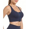 ZenWear Front Zip Sports Bra for Women, Women's Medium Support