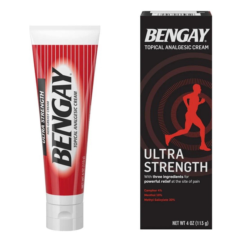 Bengay Crema Tópica Ultra Fuerte 4 Oz Para Alivio Del