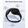 Eye Mask Lightweight for Side Sleeper: Blackout 3D Contoured Eye