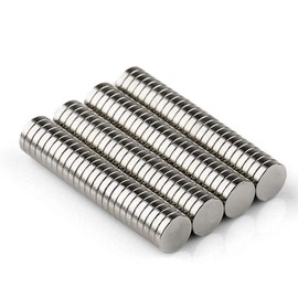 Boom Boom Universal 5x1mm Fastener Craft Decor Miniature Holder Small Mini Round Disc Magnets (100 Pack)