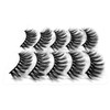 Purleor 3D pestañas de visón natural y dramático estilo Wispies